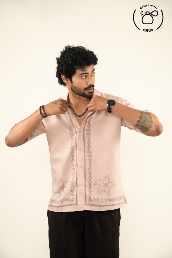 Beige vintage cuban shirt