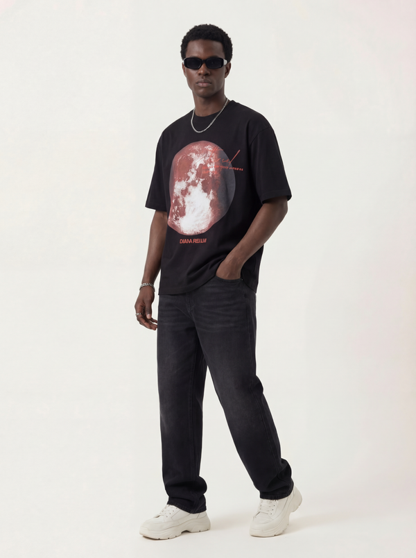 Unisex bloodmoon inspired oversize tee