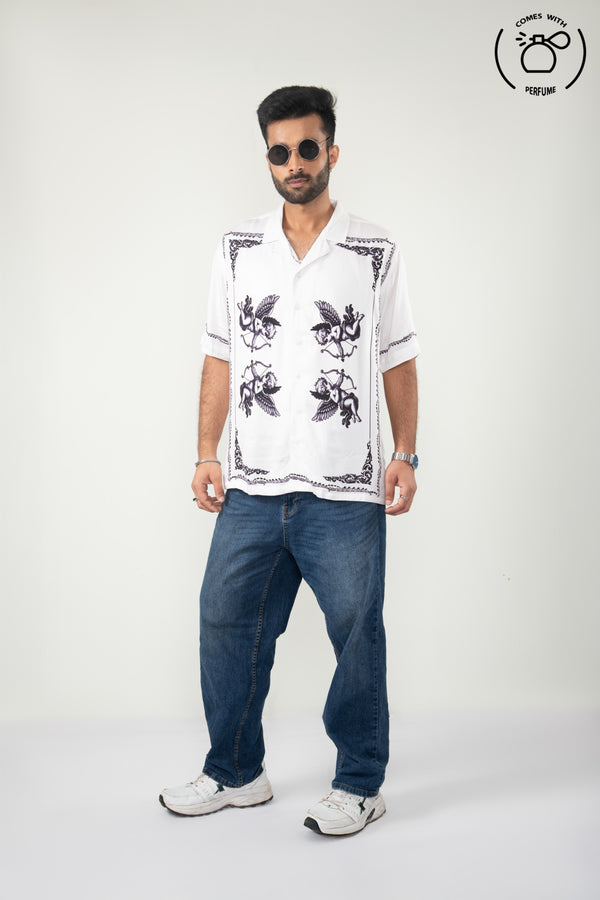 White babywings cuban shirt