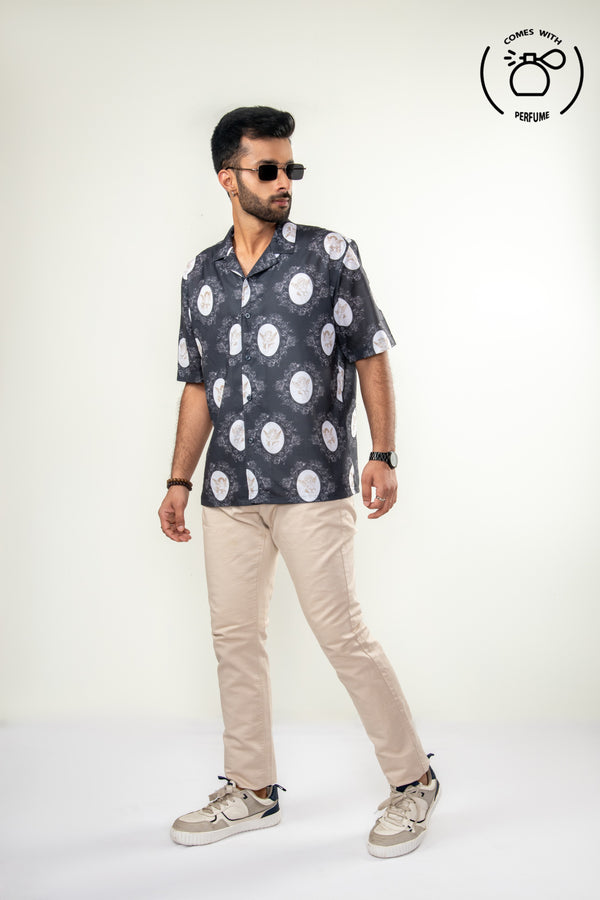 Celestial angels inspired cuban Shirt