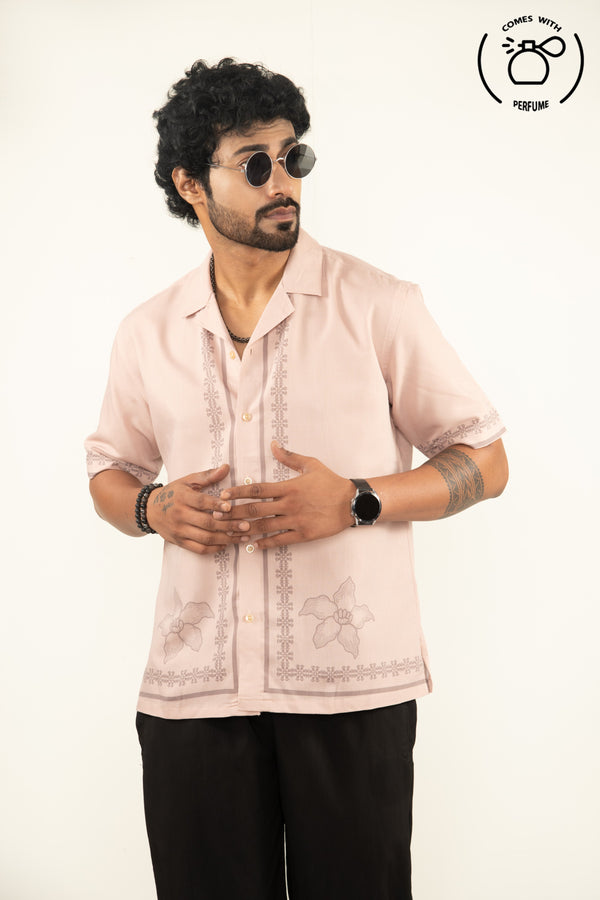 Beige vintage cuban shirt